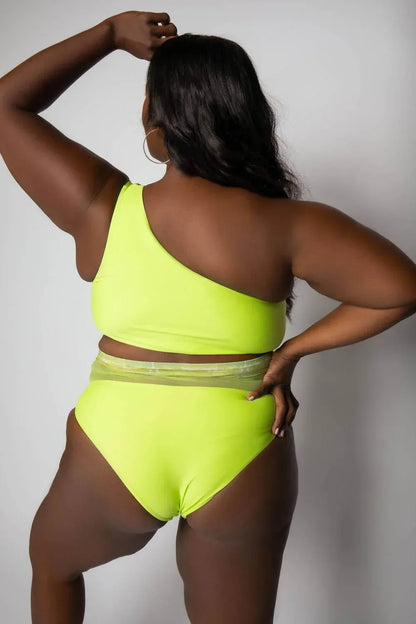 Nomads - Bay One-shoulder Swim Top - Plus - Rack Hunt