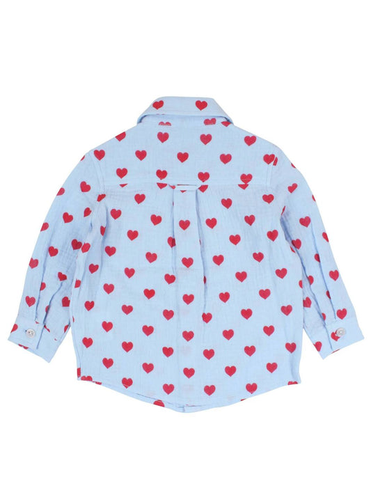 Kids Steal Your Heart Button Down Shirt