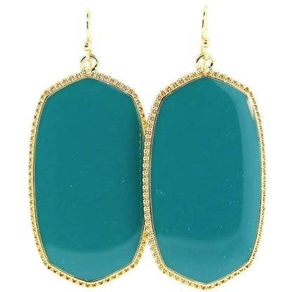 Suzie Q USA - Women's Hexagon Drop Earrings - Rack Hunt