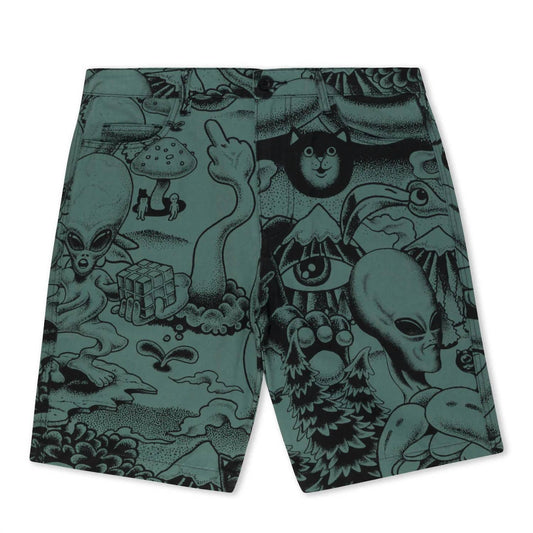 Men's Dark Twisted Fantasy Twill Shorts