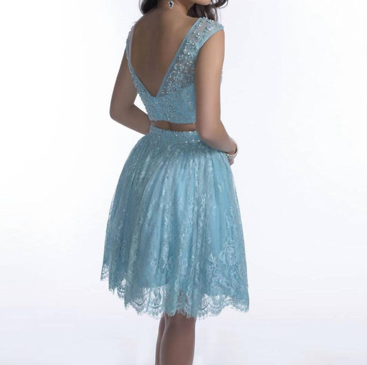 Two Piece Sleeveless Mini Dress