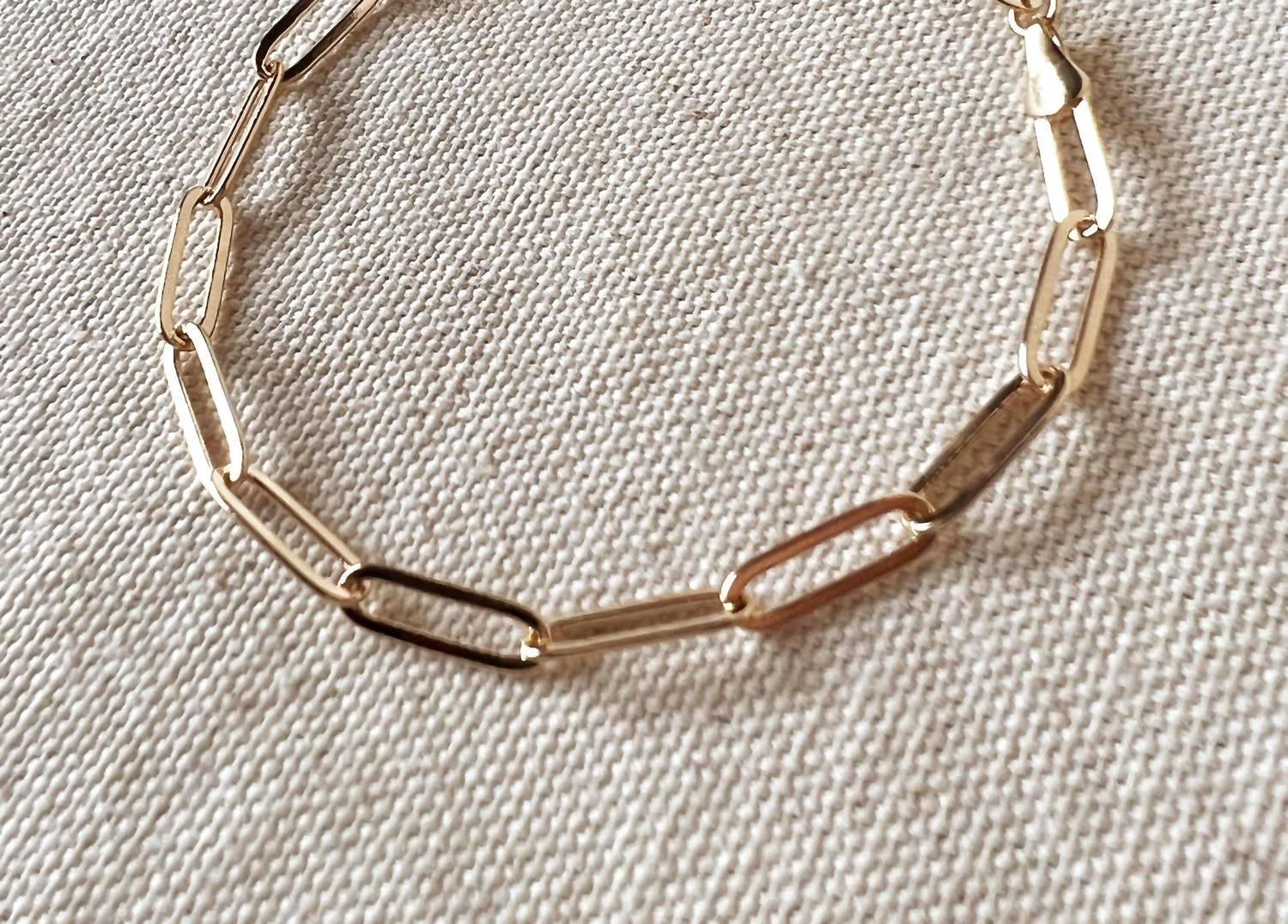 GoldFi - Women's Paperclip Bracelet - Rack Hunt