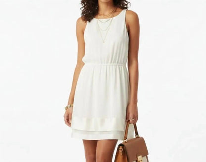 Silk Sleeveless Mini Dress