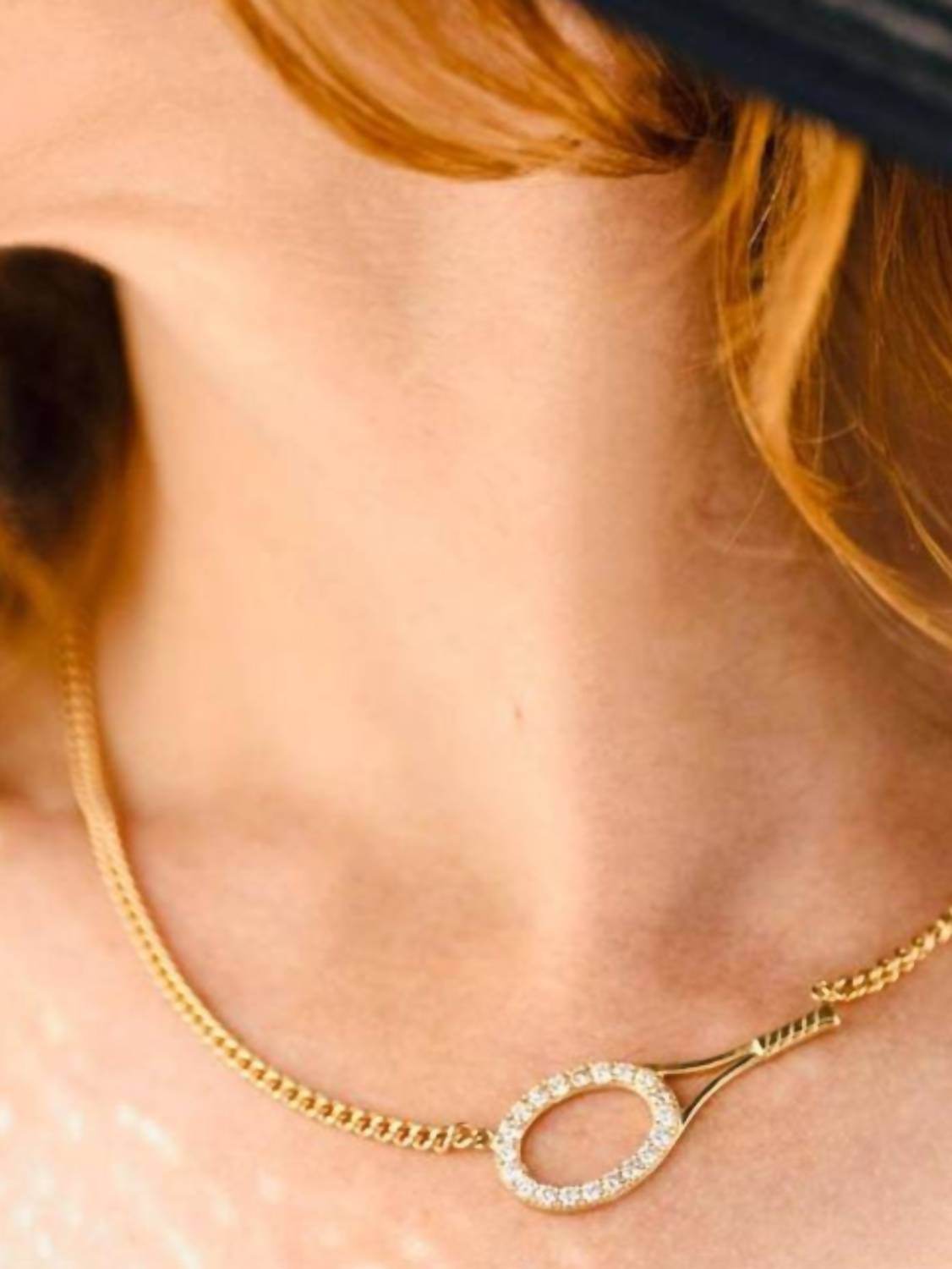 Love Love Tennis - Women's Big Diamond Galore Necklace - Rack Hunt