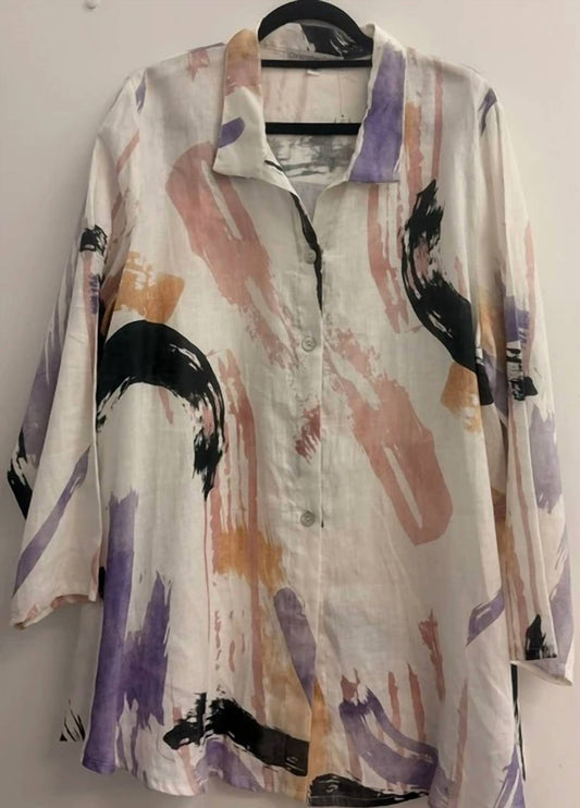 Women's Geometric Tunic Top