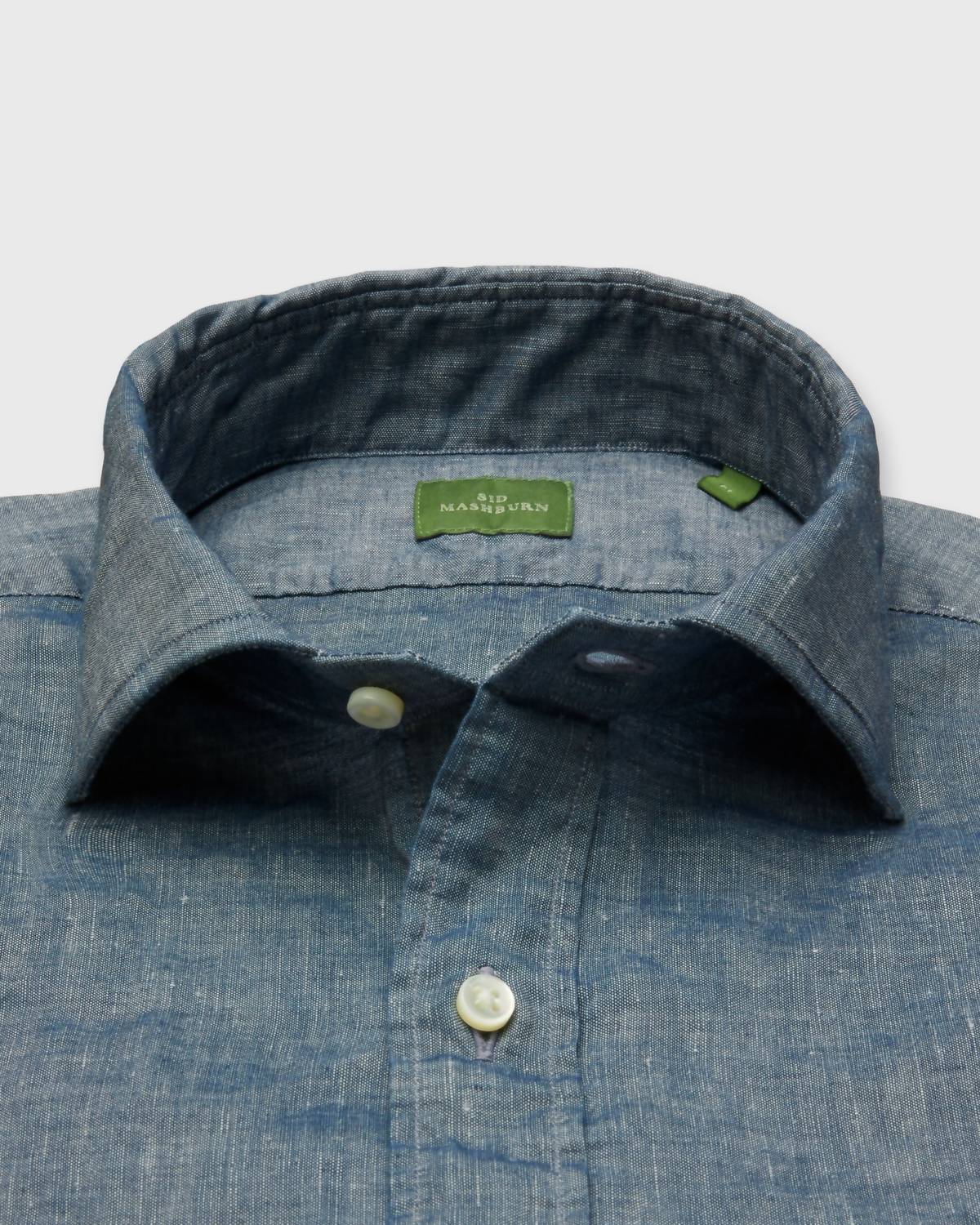 Men's Spread Collar Short Shirt