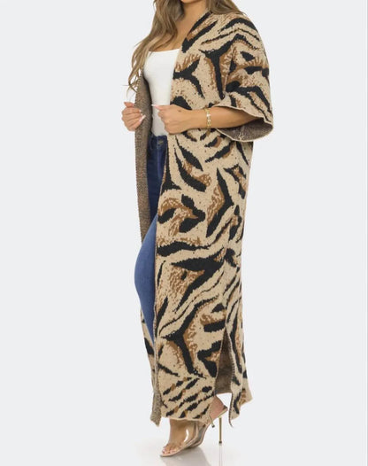 SJK Fashion - Printed Cardigan - Rack Hunt