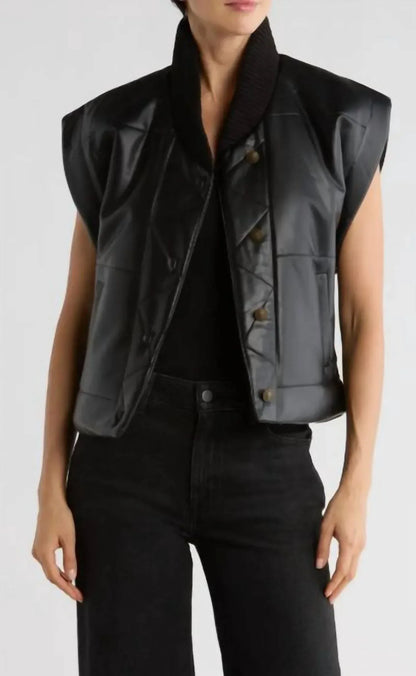 Truth by Republic - Faux Leather Vest - Rack Hunt