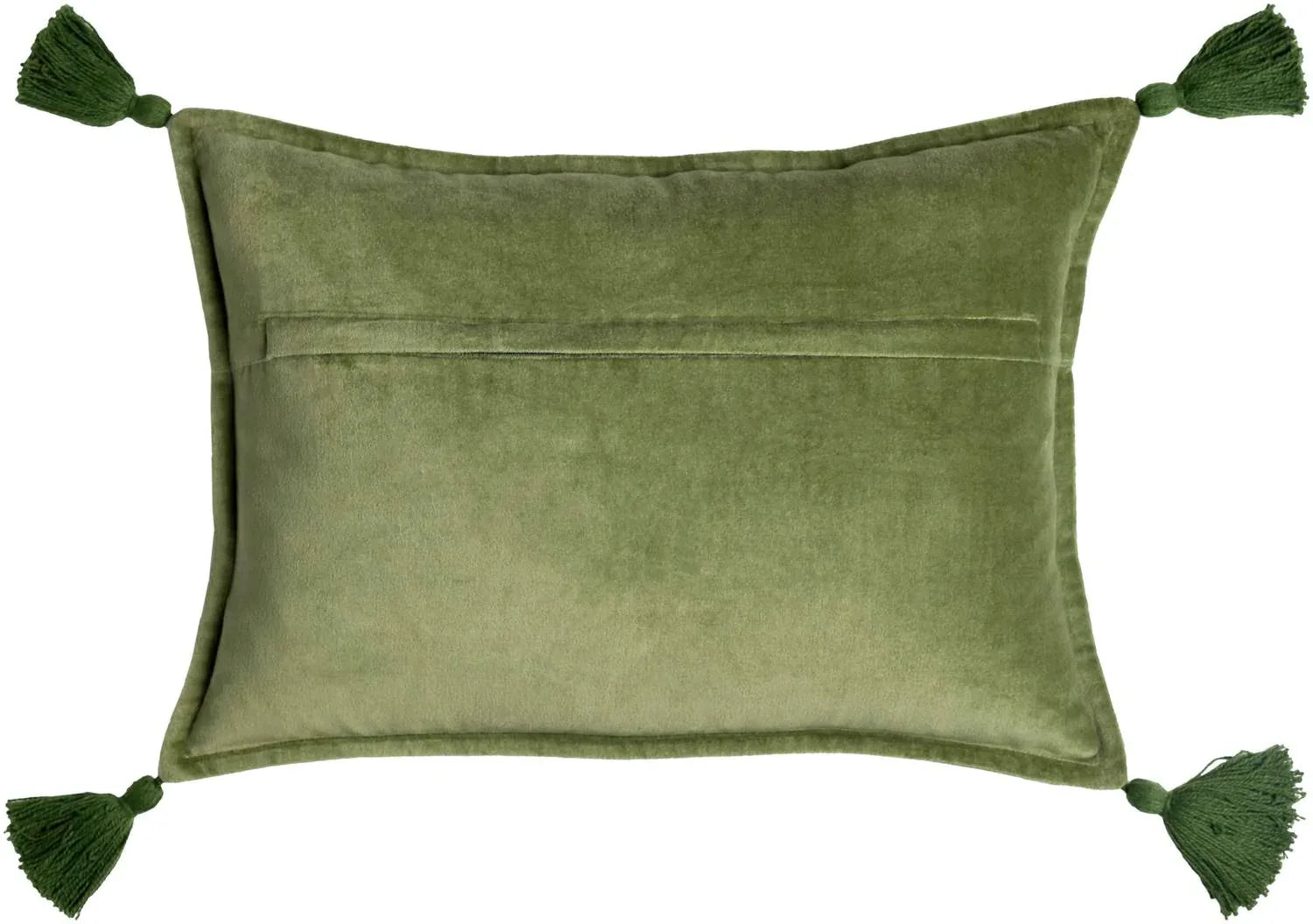 Mickler & Co. - Lumbar Velvet Pillow - detail view - Rack Hunt