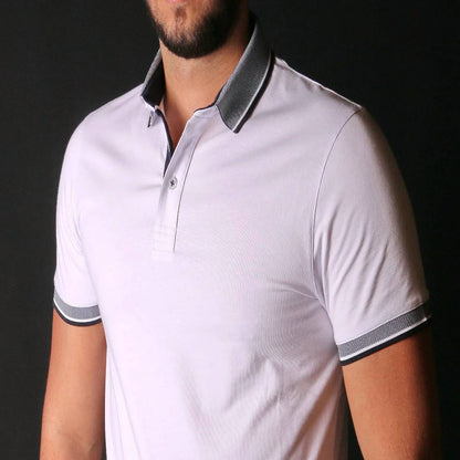 Slim Fit Polo With Contrasting Collar