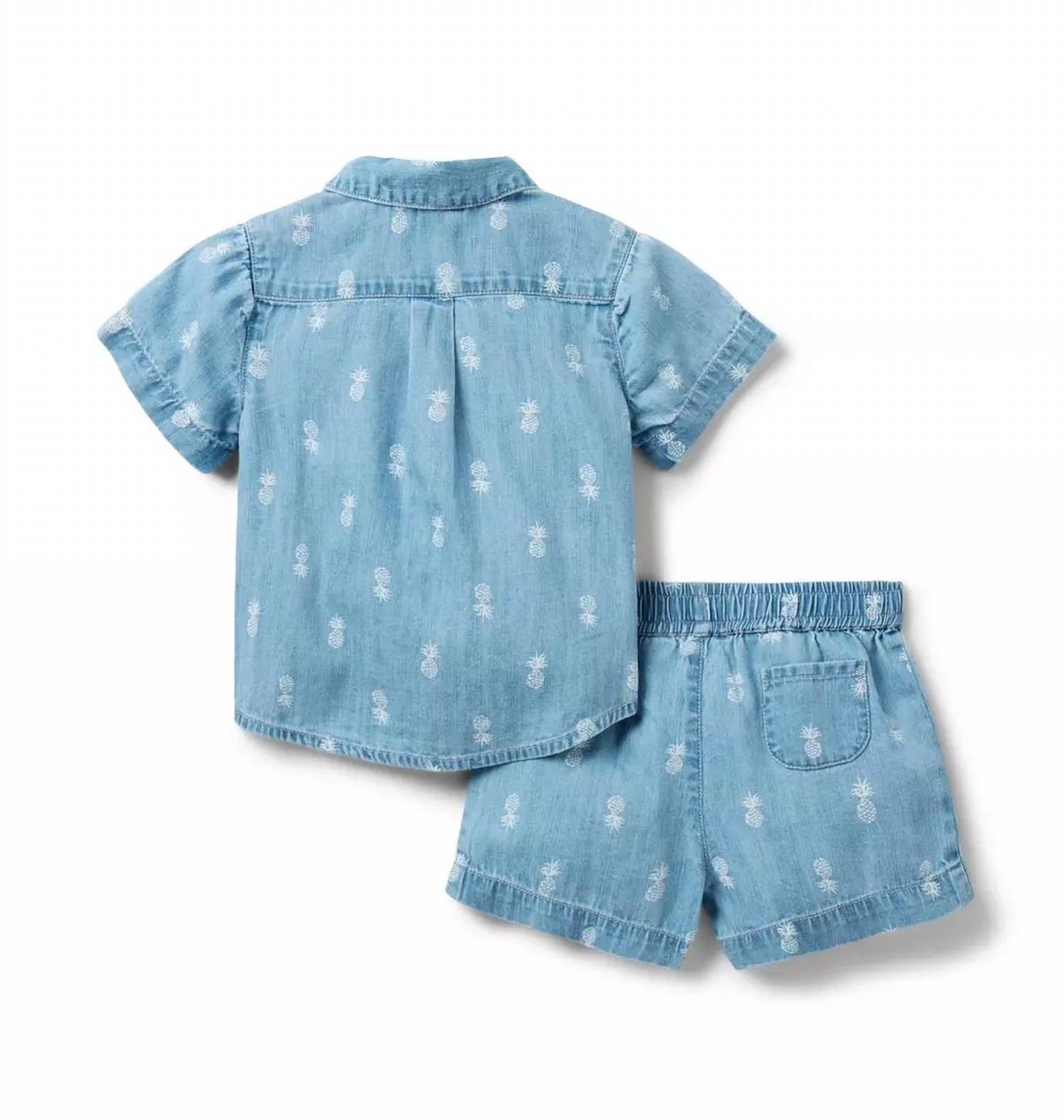 Girls Pineapple Cabana Set