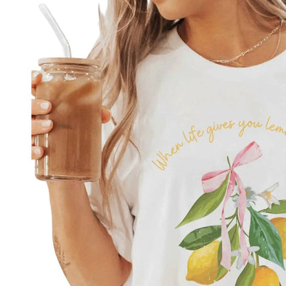 Women's When Life Gives You Lemons Make Limoncello Graphic Tee
