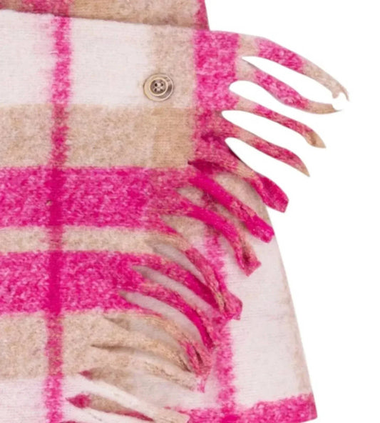 EMC - Girl's Fringe Wrapped Check Skirt - Rack Hunt