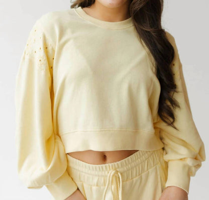 Ginger Cropped Sweatshirt