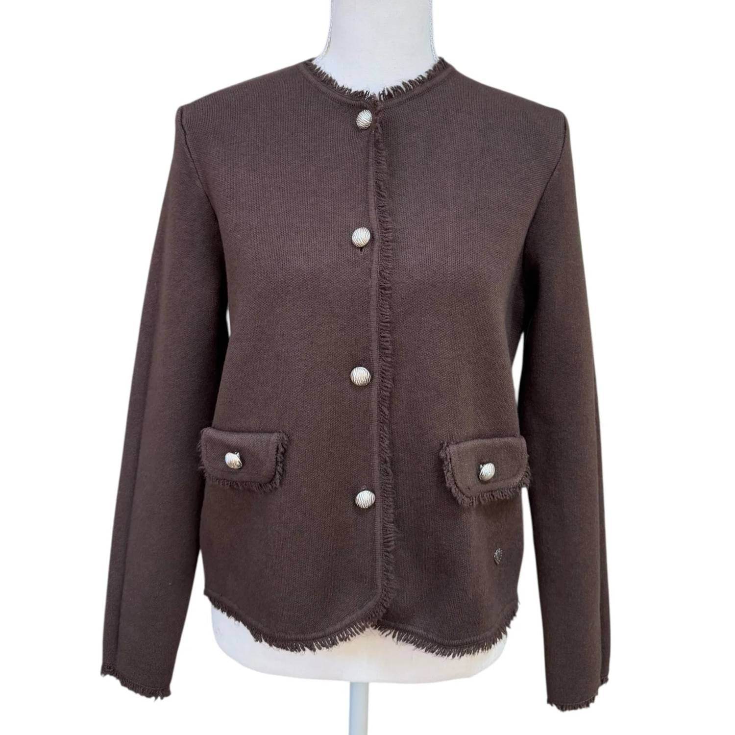 Miss Carla - Women's Fringe Edge Cardigan Jacket - Rack Hunt -