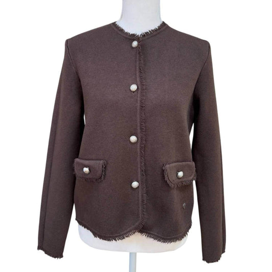 Miss Carla - Women's Fringe Edge Cardigan Jacket - Rack Hunt -