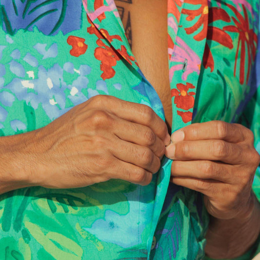 Jams World - Men's Retro Button Down Shirt - Rack Hunt -