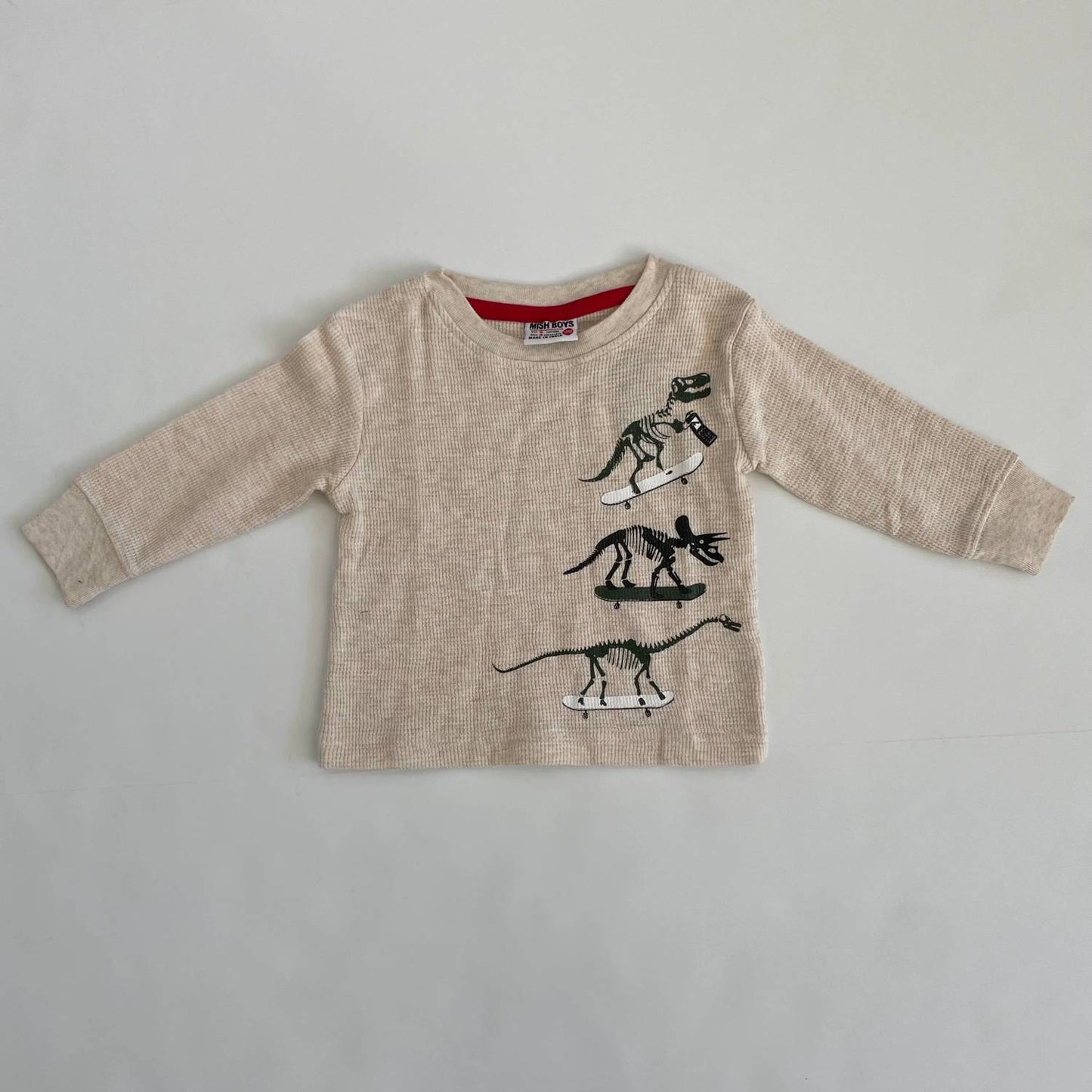 Kids' Thermal Dinosaur Long Sleeve Top