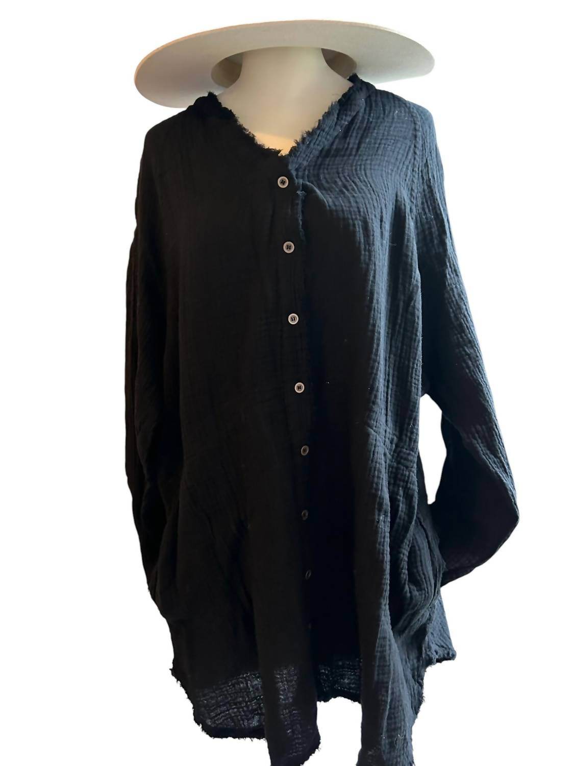 Bacon Lettuce Tomato - Women's Oversized Button Down Top - Rack Hunt