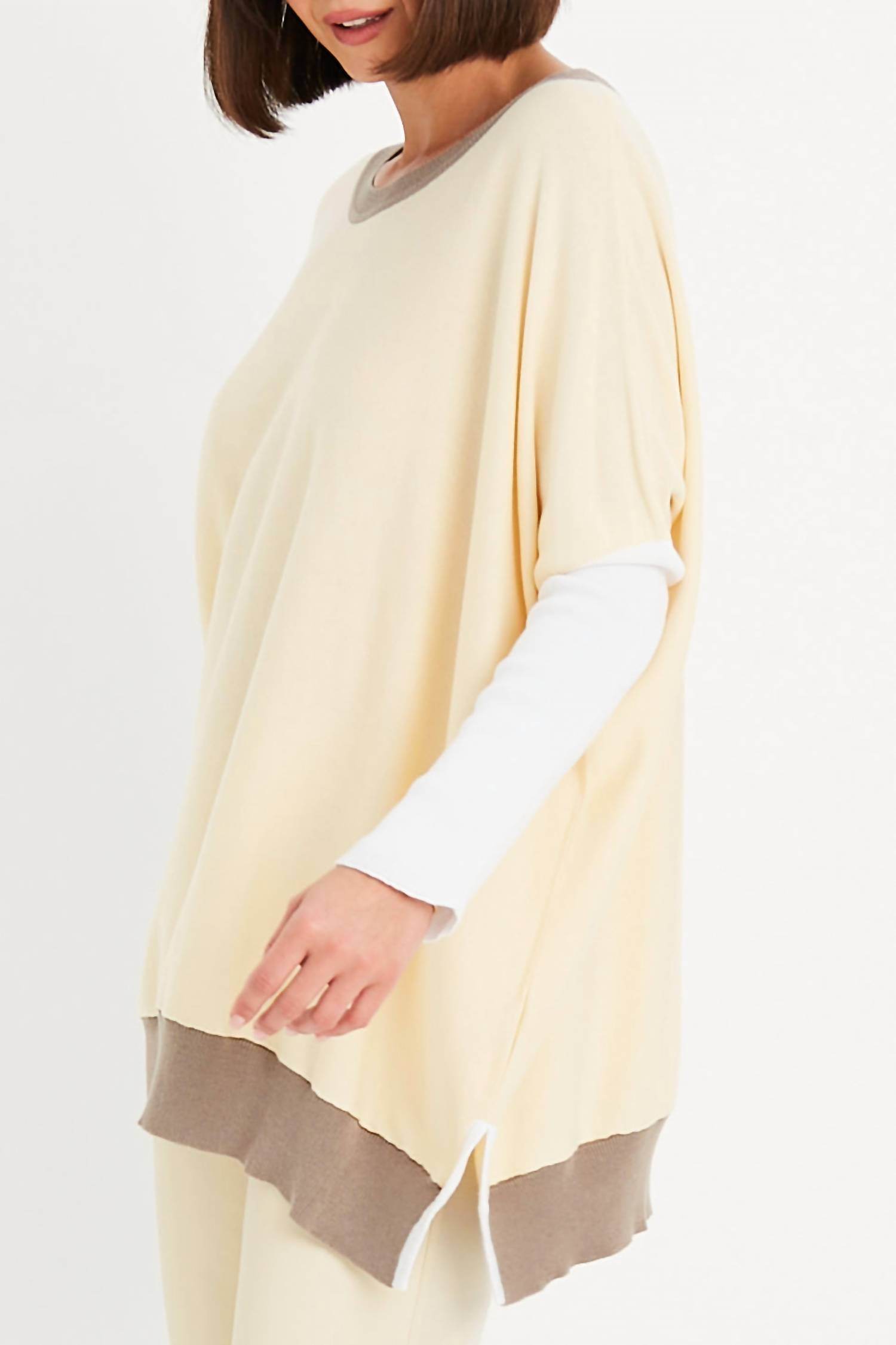 Pulled Planet - Color Block Crewneck Sweater - Rack Hunt -