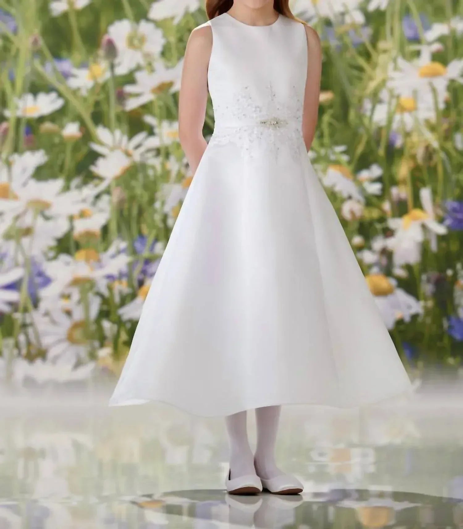 Joan Calabrese - Detailed High Neckline Dress - Rack Hunt