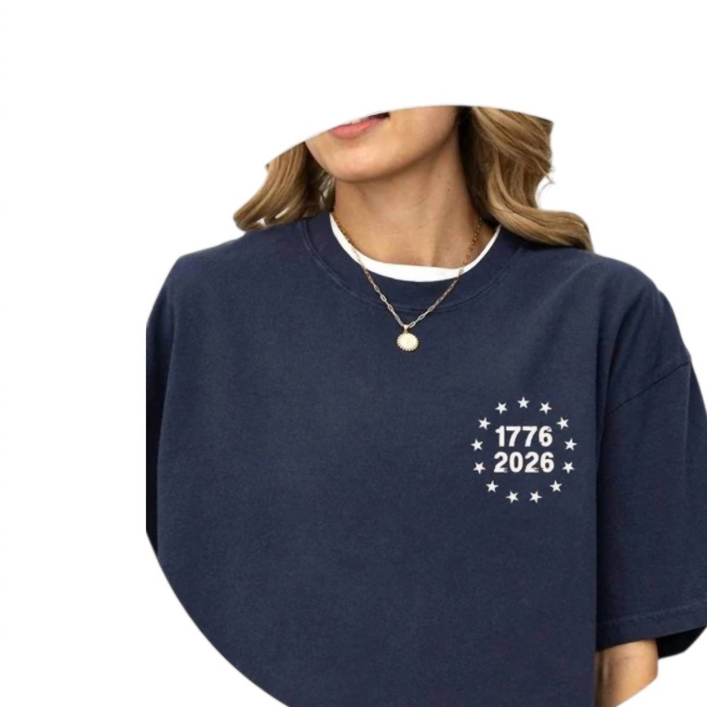 Women's We The People, 250 Years, Flag, Comfort Colors T-shirt