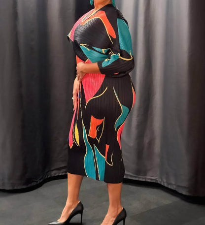 Dorcas - Sunset Swirl Dress - Rack Hunt