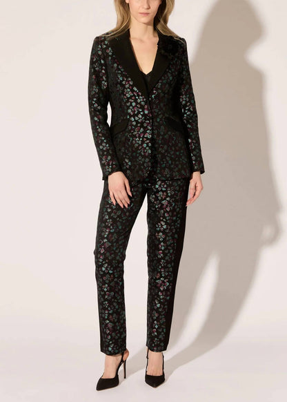 Arbora Jacquard Straight Leg Pants