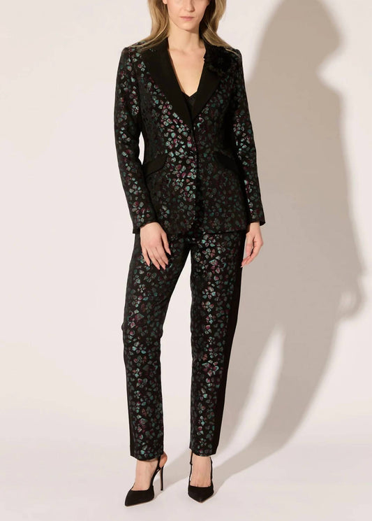 Arbora Jacquard Straight Leg Pants