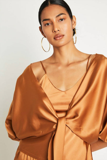 Ali Silk Wrap Top