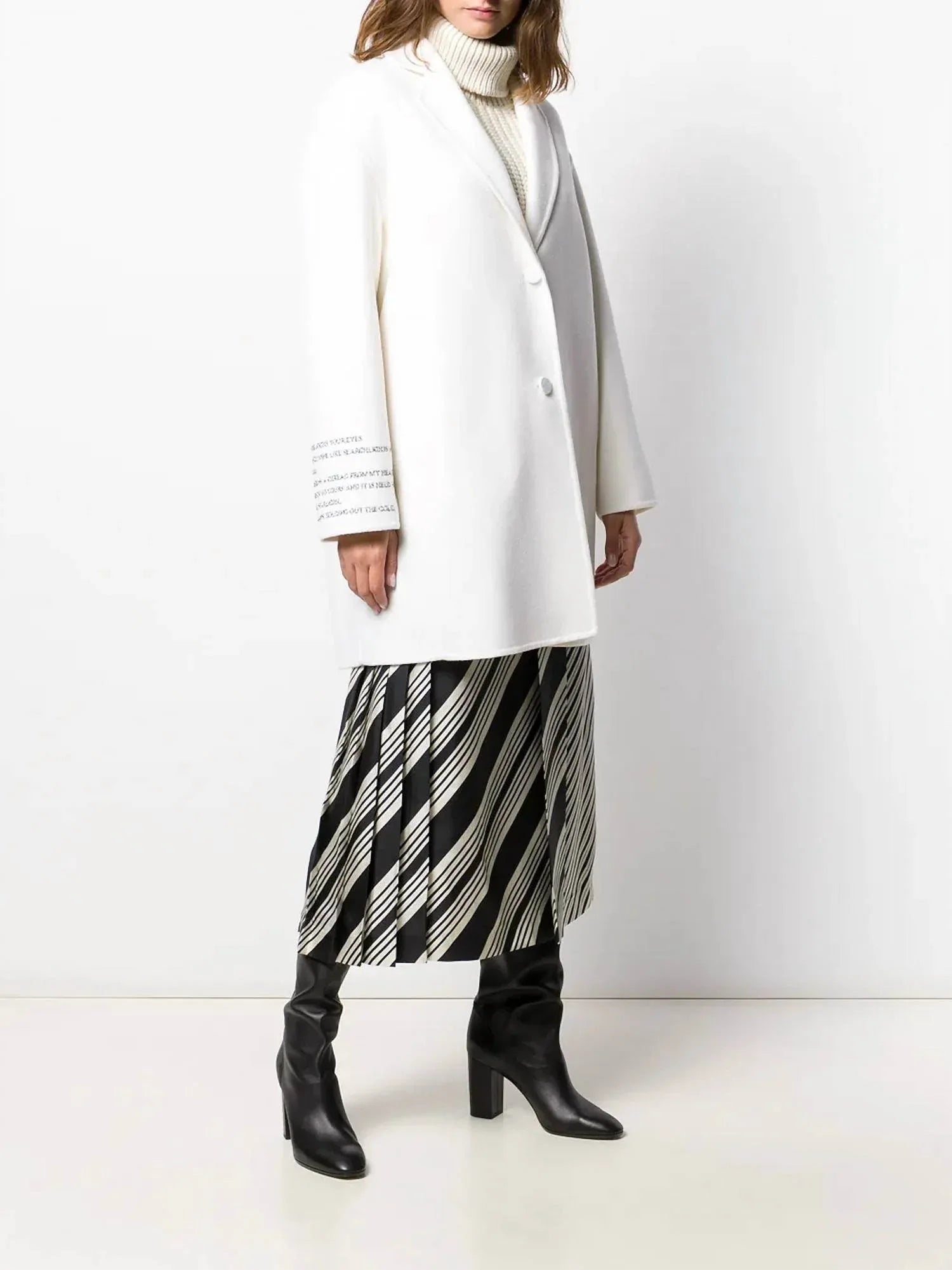 Valentino - Women's Poem Detail Single Breasted Coat - Rack Hunt