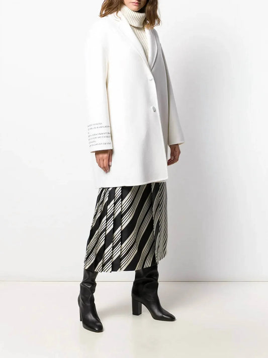 Valentino - Women's Poem Detail Single Breasted Coat - Rack Hunt