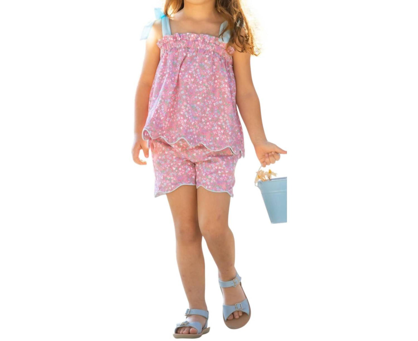 Girls Sugar Bloom Short Set