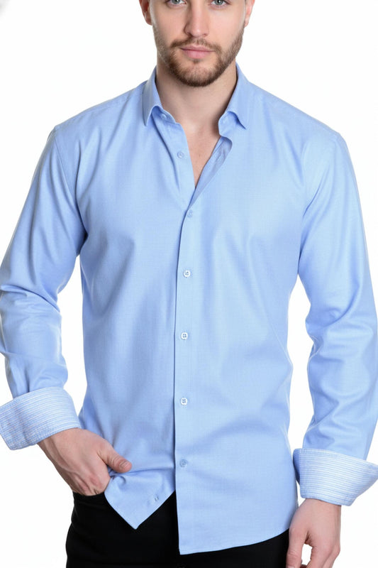 Modern Fit Long Sleeve Sport Shirt