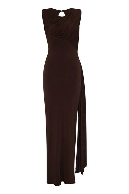 Nelblu - Setas Maxi Round Neck Dress - Rack Hunt