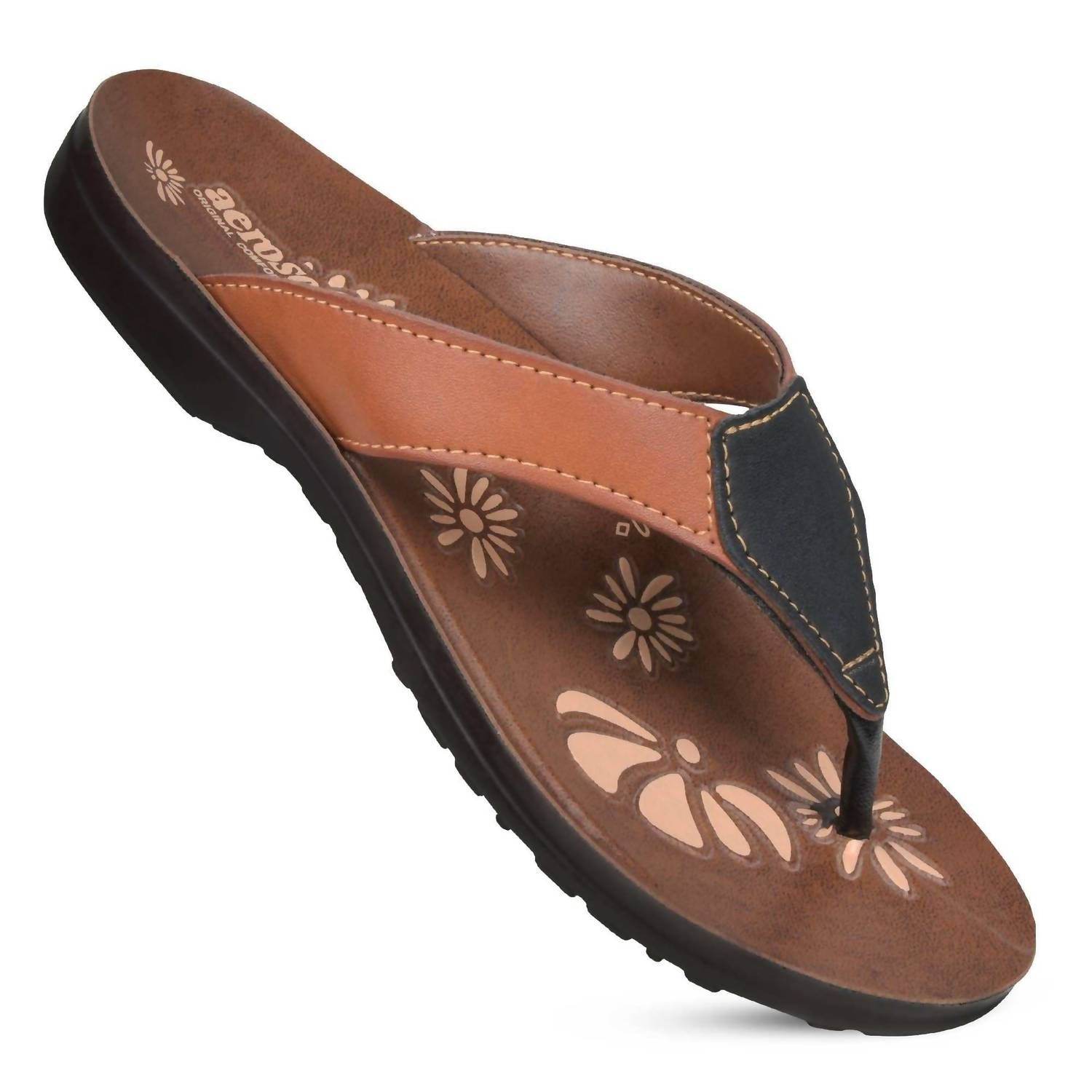 Aerosoft - Women's Paradigm Thong Flip Flops Sandals - Rack Hunt -
