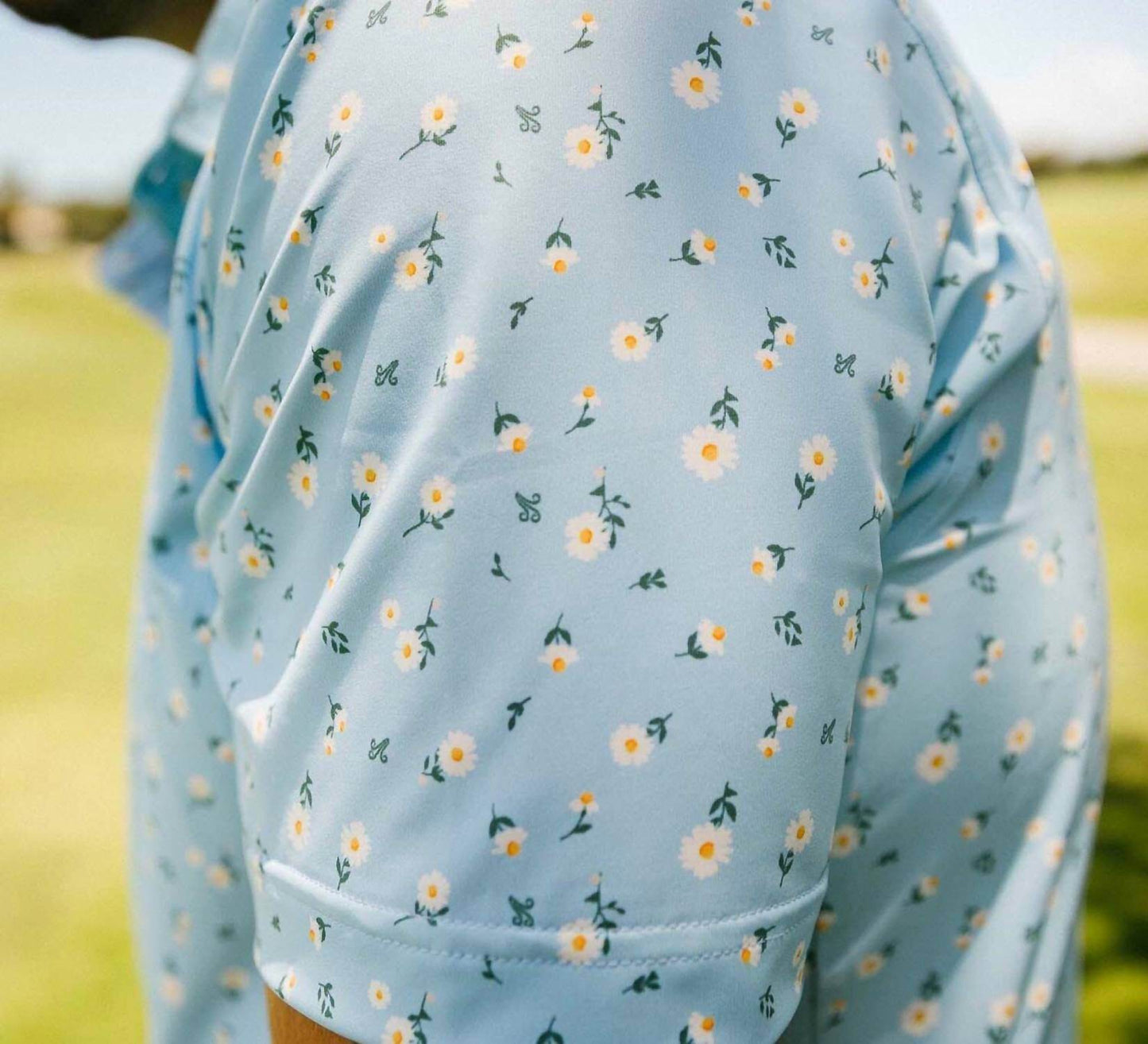 Breezy Golf - Men's Windy Daisies Polo - Rack Hunt -