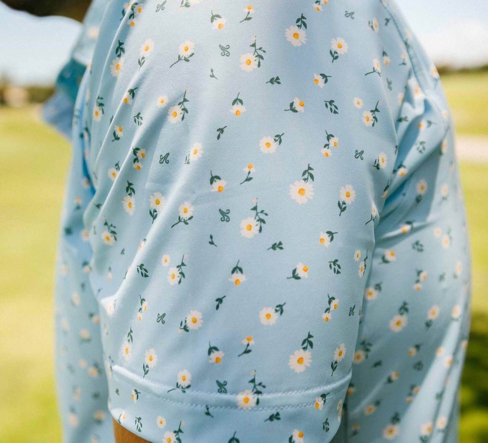 Breezy Golf - Men's Windy Daisies Polo - Rack Hunt -