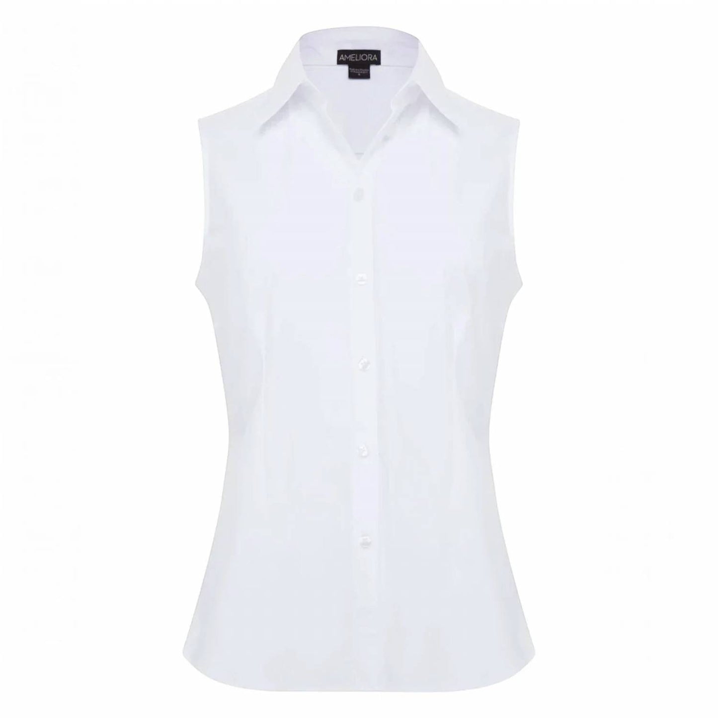 Annie Sleeveless Button Up Shirt