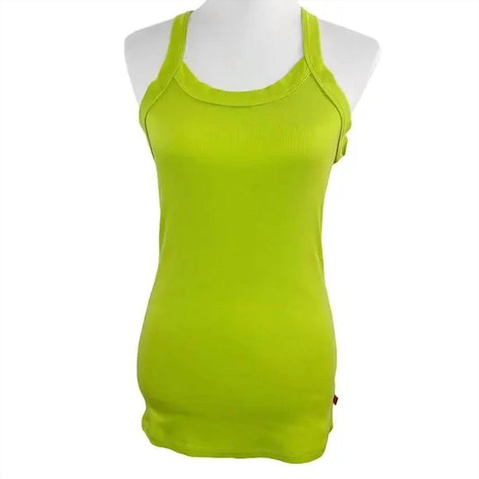 Josie Natori - Women's Ribbed Cotton Racerback Tank - Rack Hunt -