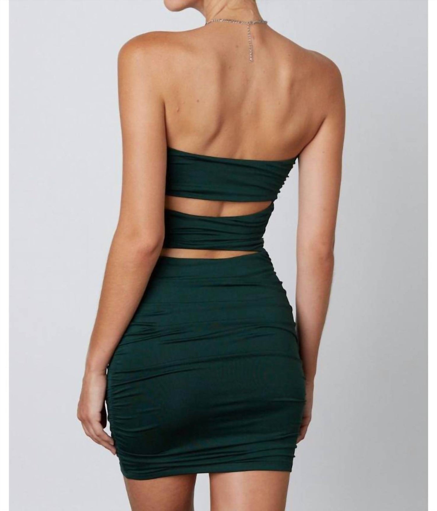 Cason Couture - The Macy Strapless Cut Out Bodycon Mini Dress - Rack Hunt