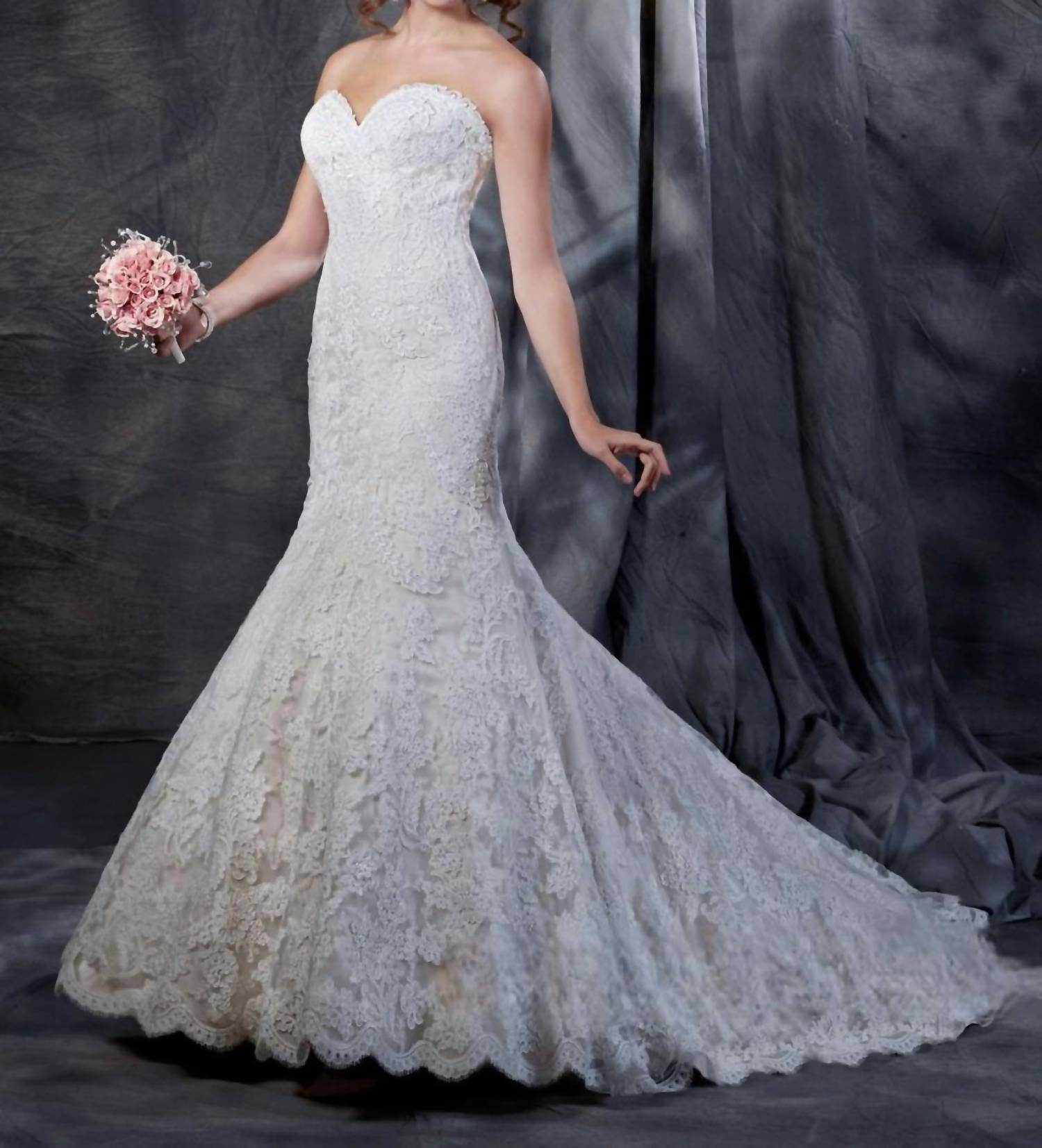 Karelina Sposa - Trumpet Fit And Flare Dress - Rack Hunt -