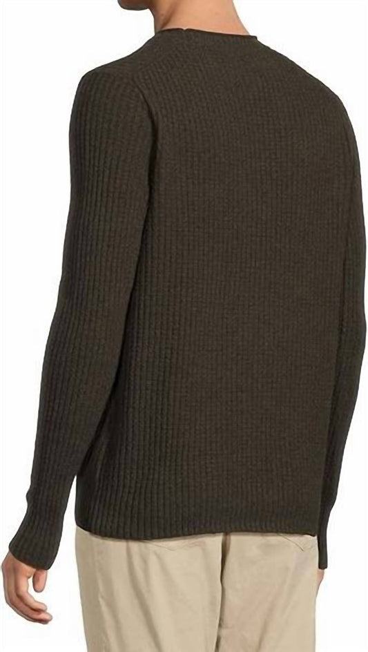 Rockcraft Waffle Crew Neck Sweater