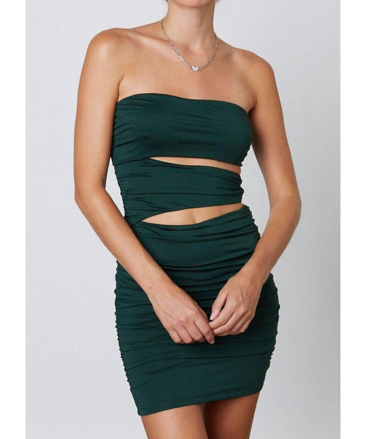 Cason Couture - The Macy Strapless Cut Out Bodycon Mini Dress - Rack Hunt