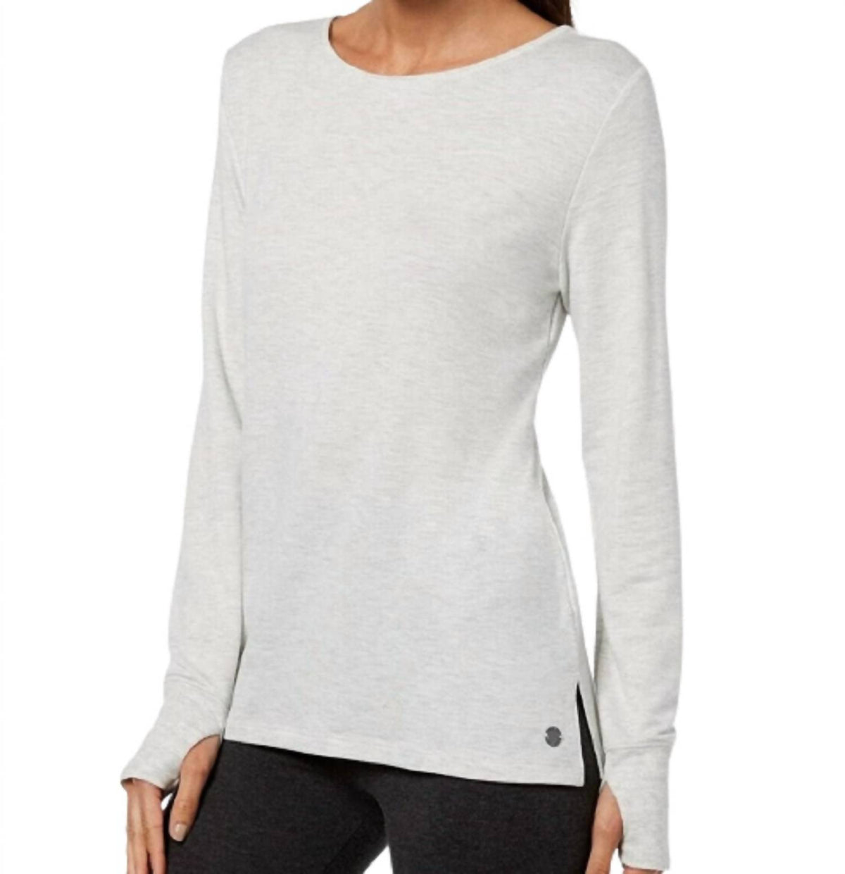 Essential Long Sleeve Lace Up Back T-shirt