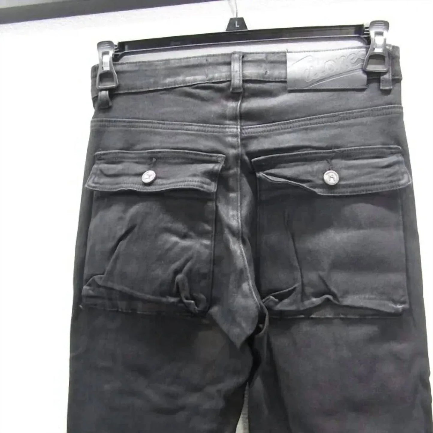 Tulones - Men's Coated Cargo Jeans - Rack Hunt