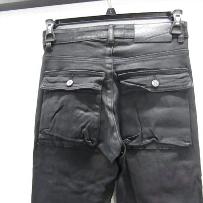 Tulones - Men's Coated Cargo Jeans - Rack Hunt