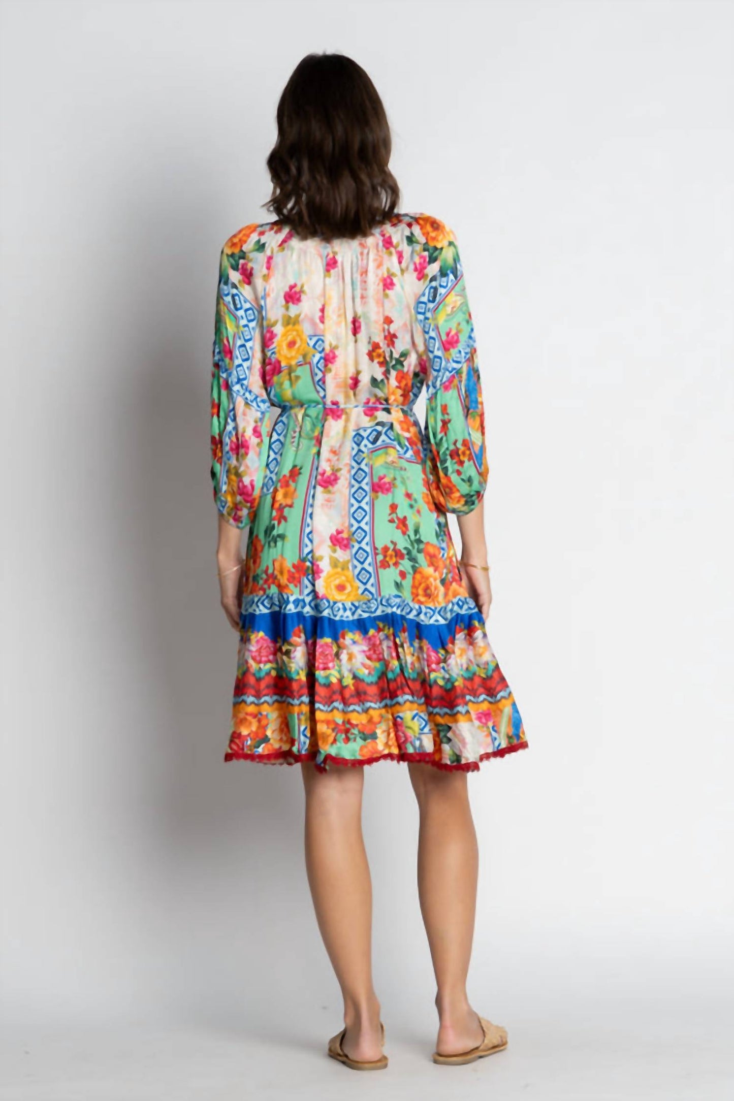 Carlisle Three Qusrter Sleeve Mini Dress