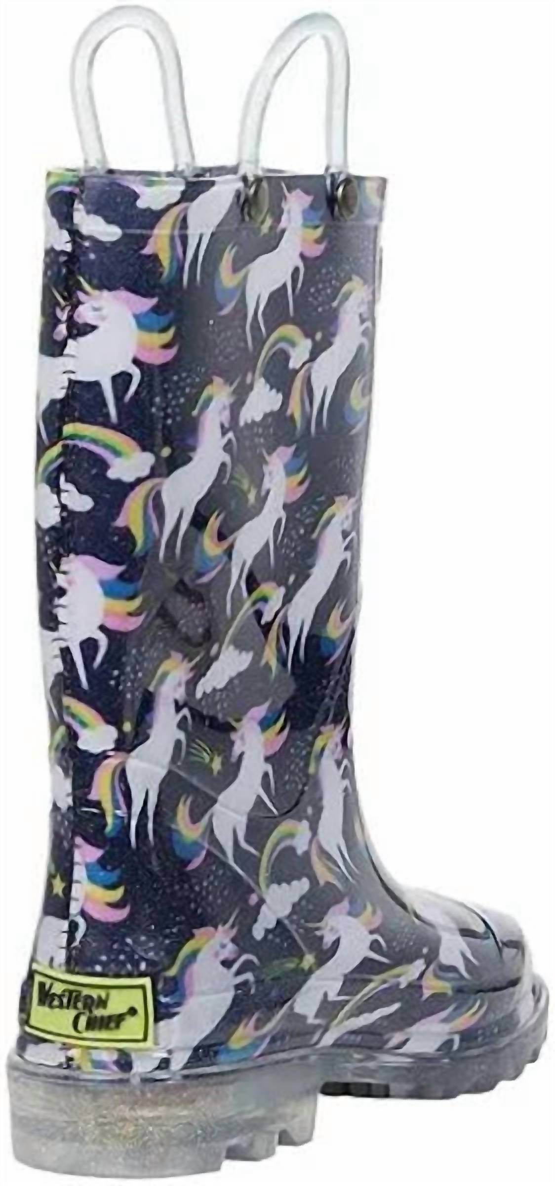 Western Chief - Girl's Light Up Unicorn Rain Boots - Rack Hunt -