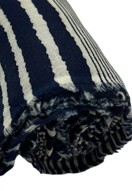Stripe Cotton Multi-use 46x78" Throw Blanket